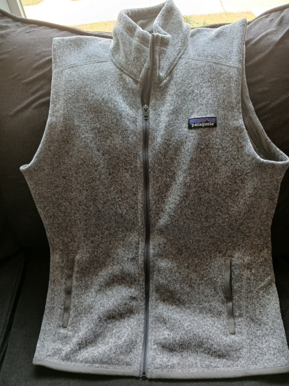 Patagonia Women's Gray Full-Zip Fleece Vest